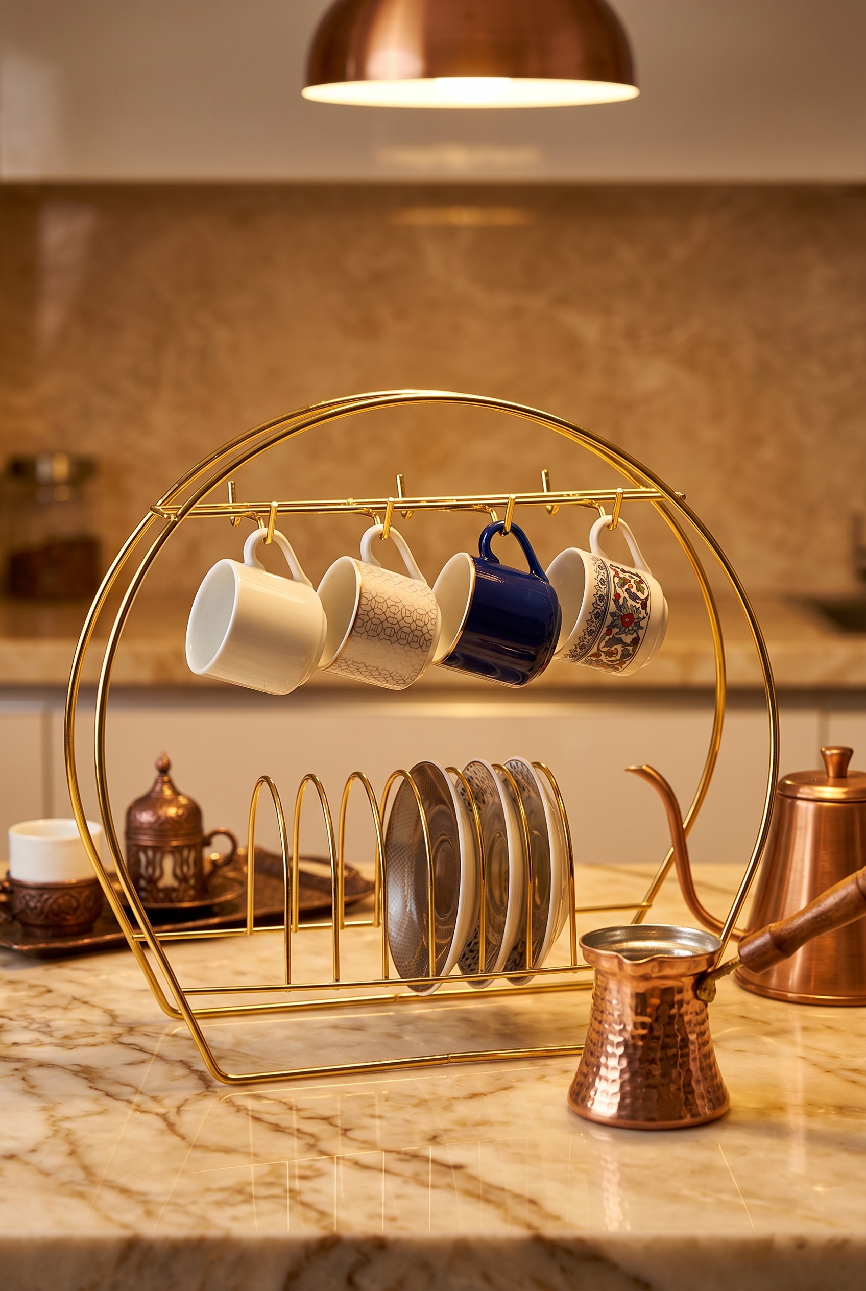 Filora Home Support à tasses à café — dans une salle de bain turque