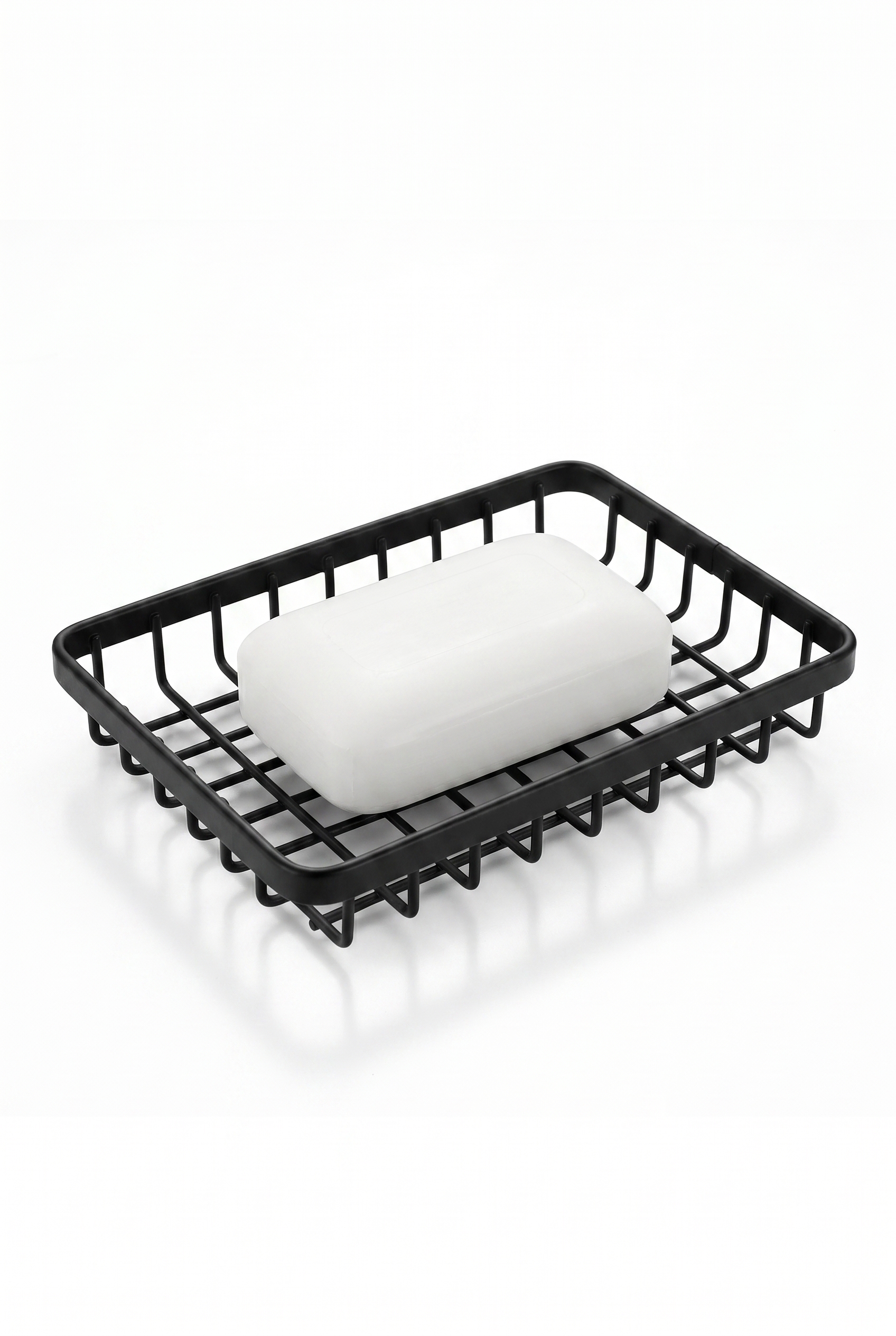 Filora Home Porte-savon et porte-éponge — sur fond blanc – photo studio